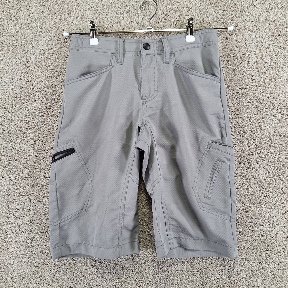 Lee Shorts Boys 12 Regular Gray Dungarees Cargo (Fits W28) Utility Outdoor